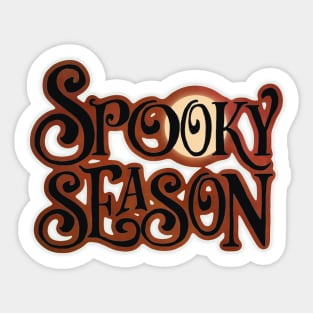 Spooky Season Sticker | Orange Sticker